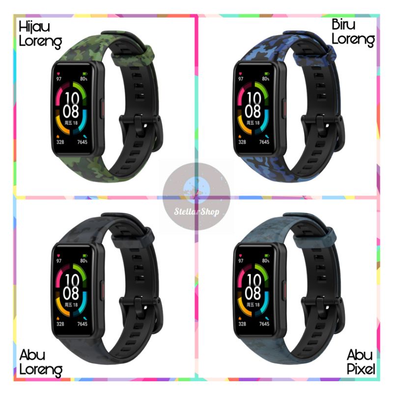 Strap Camouflage TPU Silicone for Honor/Huawei Band 6