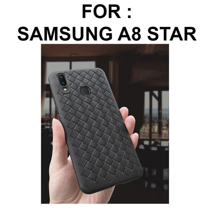WOVEN case Samsung A8 Star / case hp / soft case Samsung A8 Star / hard case
