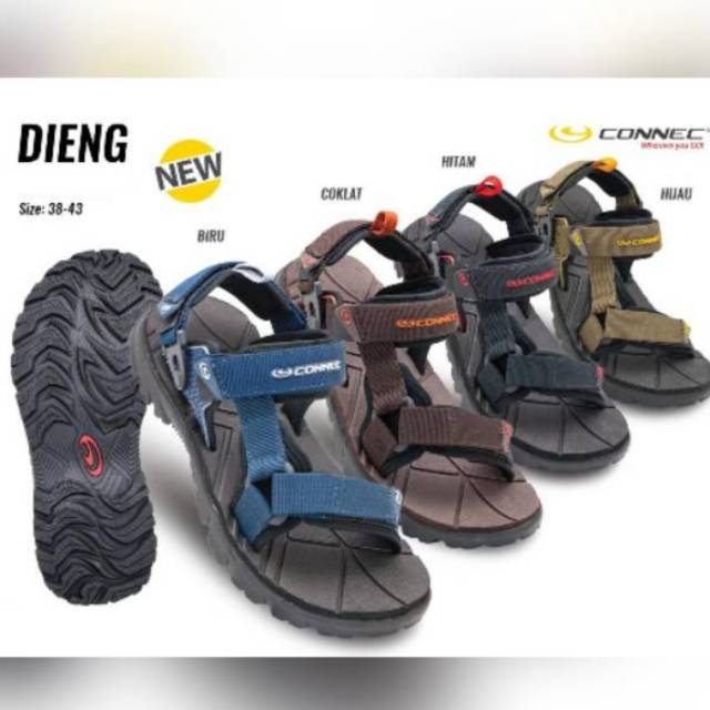 Sandal gunung/sandal connec/dieng