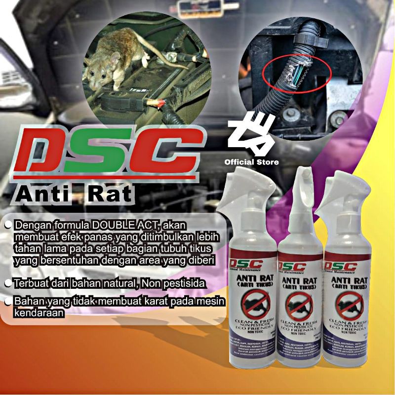 NEW! DSC Anti Rat 250ml - Pengusir Tikus dan Serangga