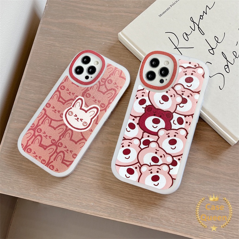 Soft Case TPU Motif Kartun Beruang Coklat Untuk IPhone 6 6s 7 8 Plus 11 12 13 Pro Max X XS Max SE 2020 XR