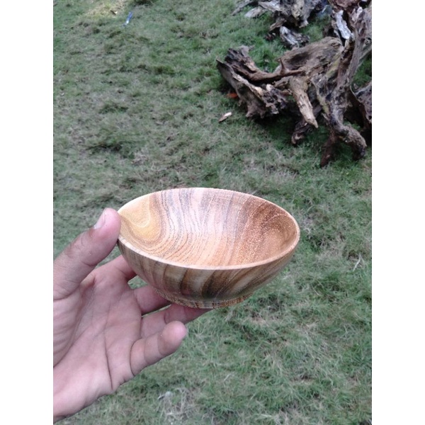 Mangkok Kayu / Mangkok sup kayu