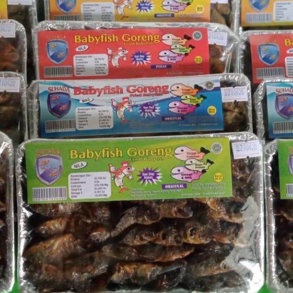 

☊lr Bestseller Makanan siap santap (babyfish crishpy) ikan balita goreng makanan khas cianjur 35