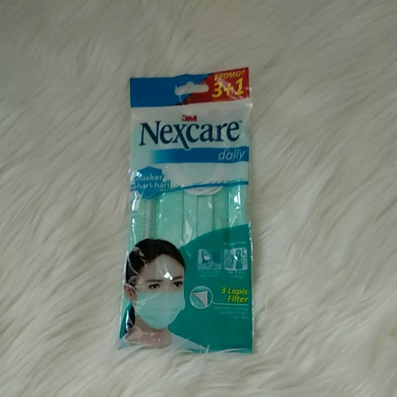 Masker 3M nexcare isi 3+1/masker/masker nexcare/masker 3M/masker dewasa/masker