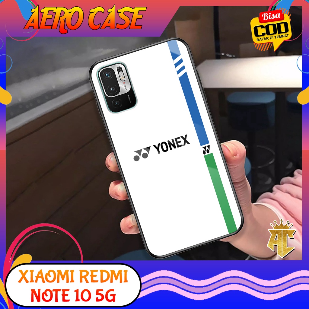 Case XIAOMI REDMI NOTE 10 5G - Casing REDMI NOTE 10 5G Terbaru AERO CASE [ MOTIF BRND RACKET ] Silik