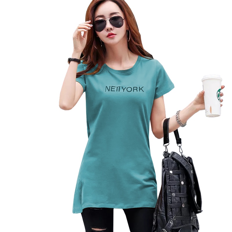 Blus Lengan pendek Wanita Gaya korea printing model terbaru - XSHOP Faira