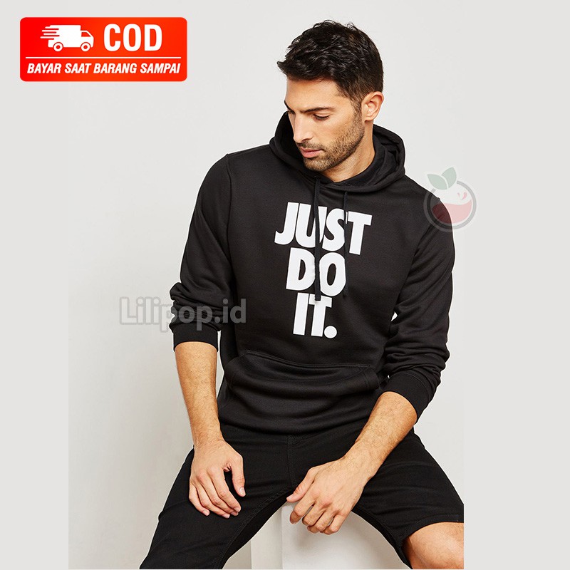 Lilipop.id  Sweater Pria JDI Just Do it Hoodie Jumper Outwear