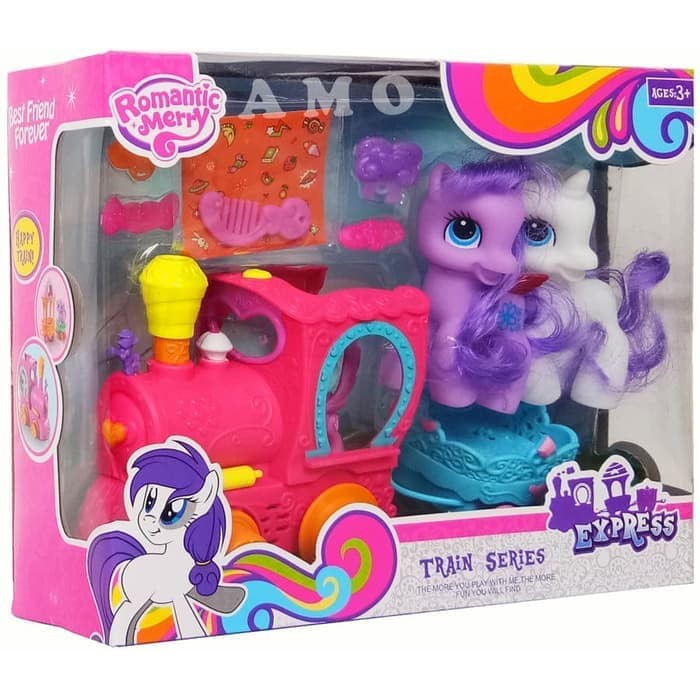 Mainan Anak FIGURE LITTLE PONY TRAIN BA-104