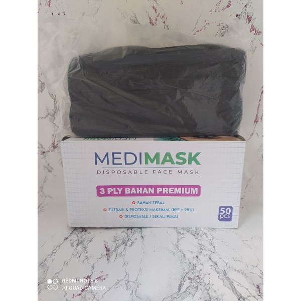 masker medimask 3ply izin kemenkes isi 50lembar