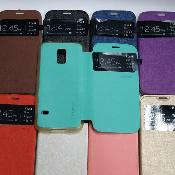 SAMSUNG S5 MINI / G800F sarung flip cover ume/ sarung model buku