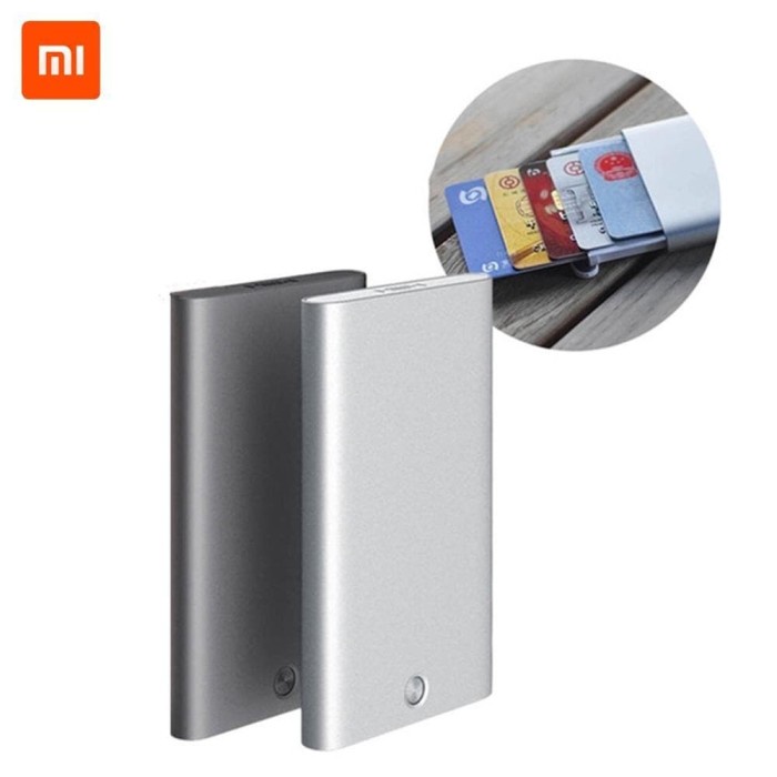 

Id Card - Original Miiiw Automatic Popup Cover Card Holder Metal Case Kartu Nama