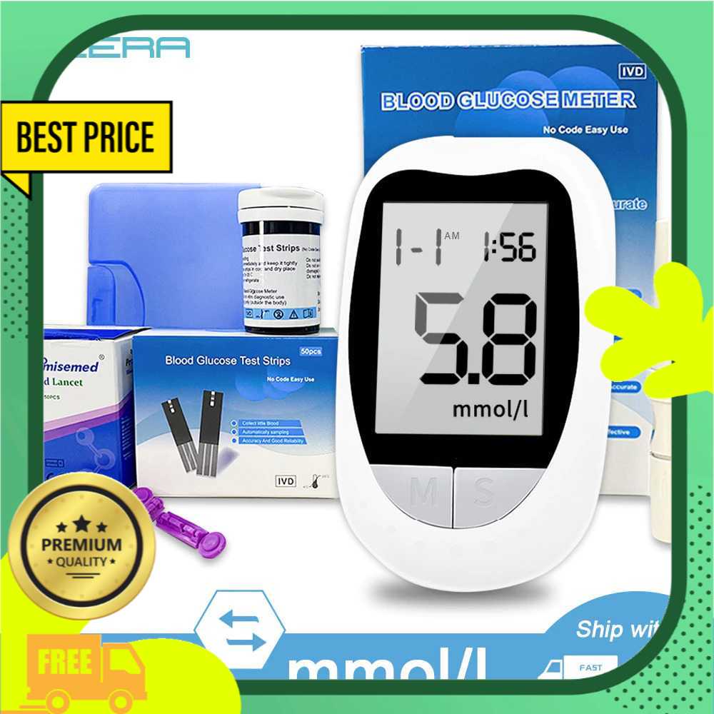 Jual original Tester Gula Darah Kit 50 Test Strip & Lancets
