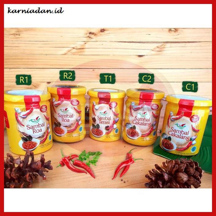 

Aneka-Sambal- Sambal Roa Botol Plastik 200Gr -Pedeeeeeezzzzzzz.