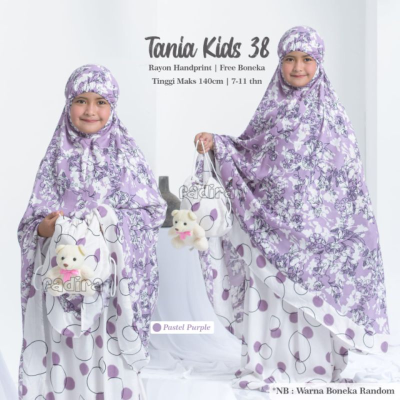 mukenah anak mukena atas bawah anak free boneka kelas 1 2 3 4 5 SD