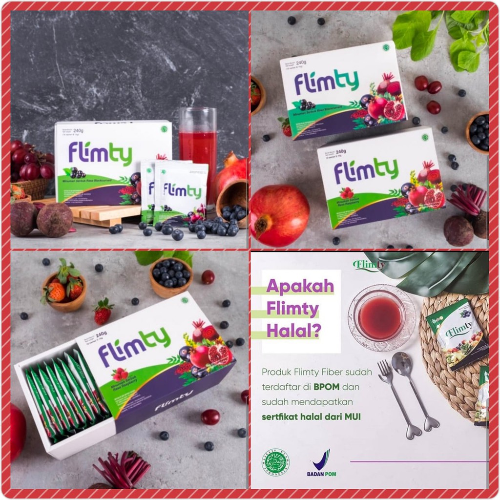 FLIMTY FIBER SERAT PELANGSING  DETOX DIET HERBAL ISI 16 SACHET READY STOK ORIGINAL