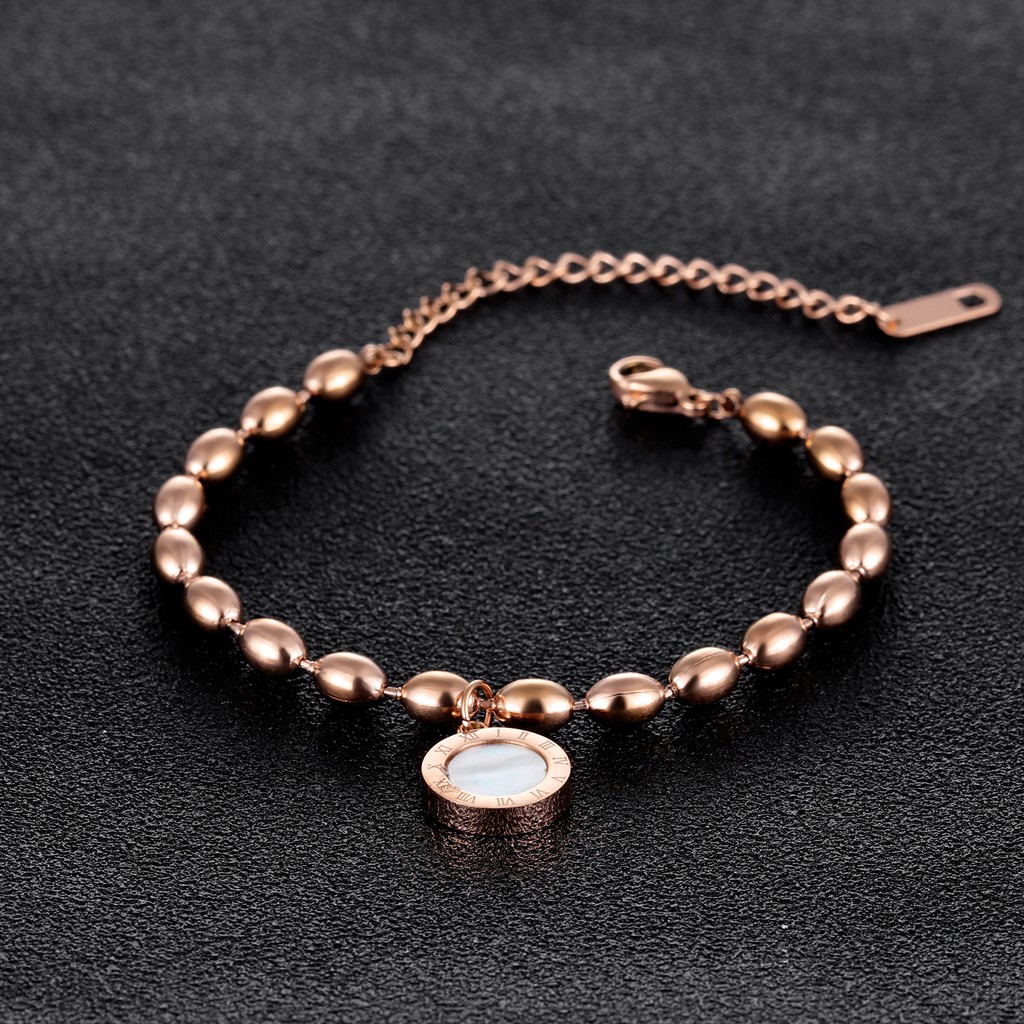 Gelang Bracelet Wanita Aksesoris Titanium Korea Cocok Hadiah GK126 sangat elegant modern hadiah