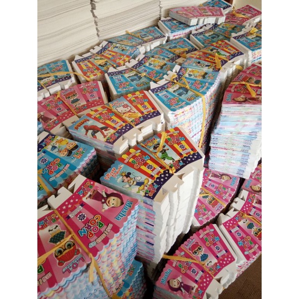 

kertas popcorn kualitas bagus ukuran12x6