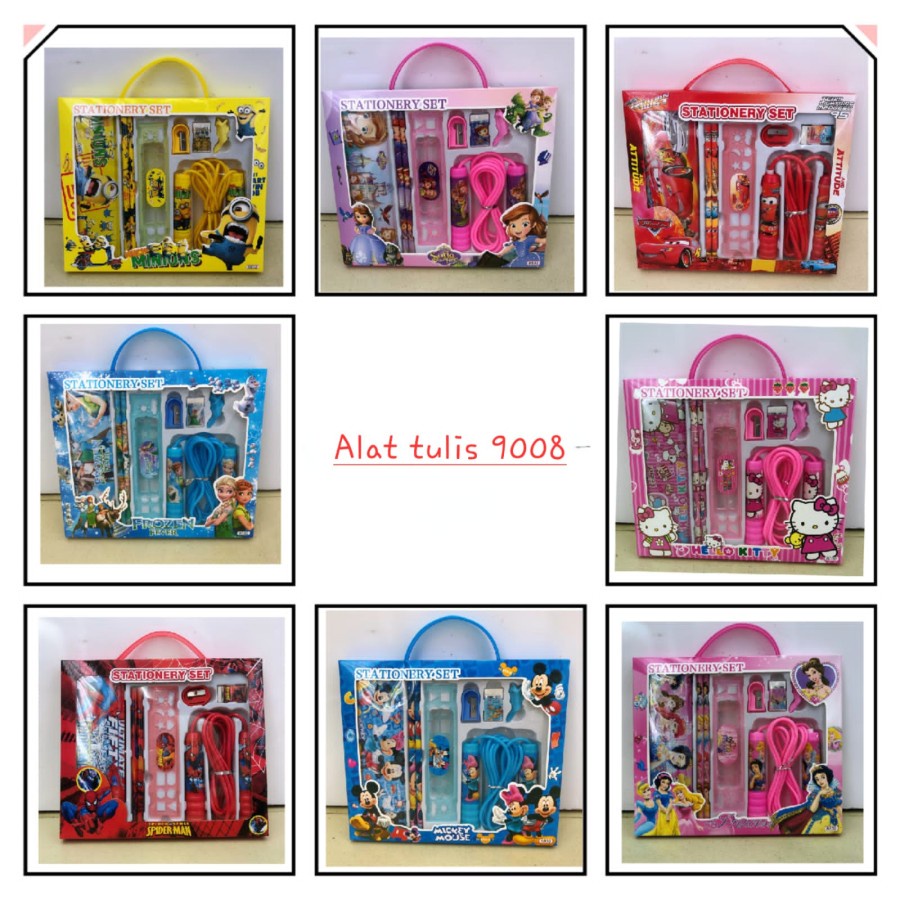 

RAKUKU Set Pensil Pulpen Alat Tulis Sekolah Anak Paket Alat Tulis Stationery 9008