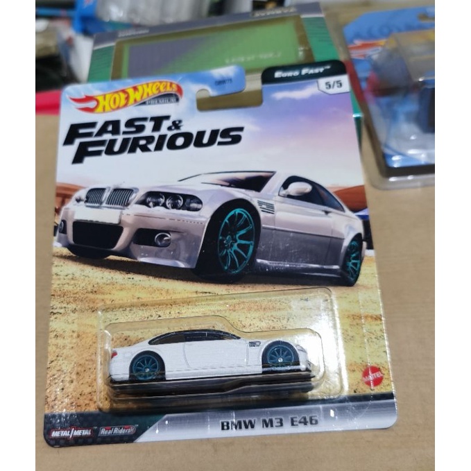 Hot Wheels Euro Fast BMW M3 E46 Fast and Furious HotWheels White