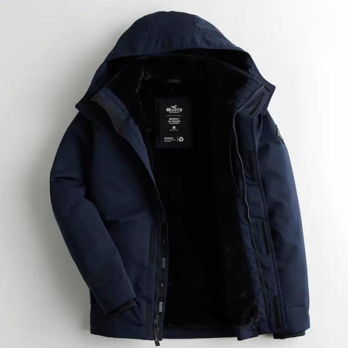 Jaket Winter Hollister Without Faux Original