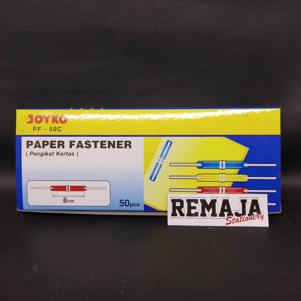 

Paper Fasteners/ Acco/ Pengikat kertas Joyko Warna
