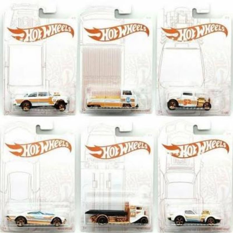 Hot Wheels Pearl Chrome White Gold series gasser t2 pickup