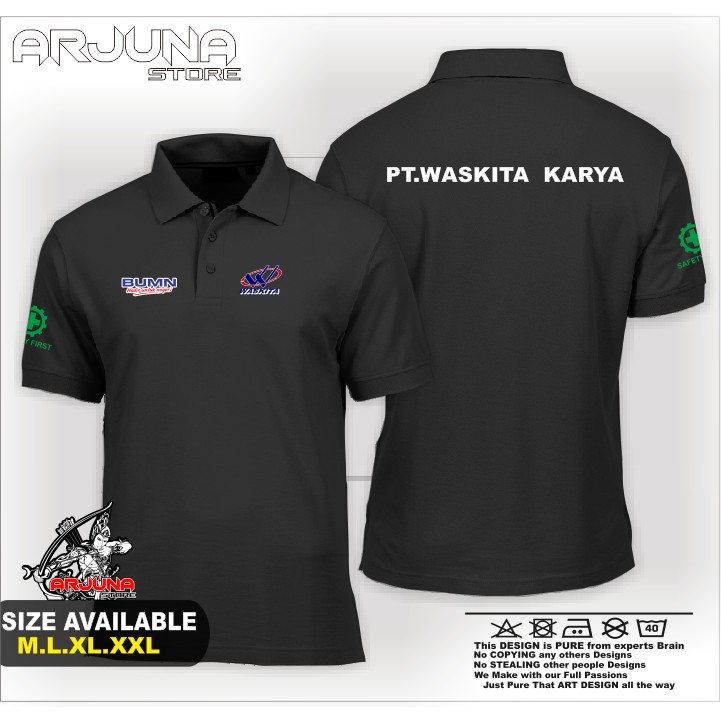 KAOS KERAHPOLO BUMN PT WASKITA KARYA V2 TERBARU