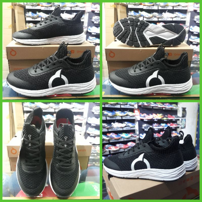 Sepatu Running Ortuseight Harvard Hitam/Putih
