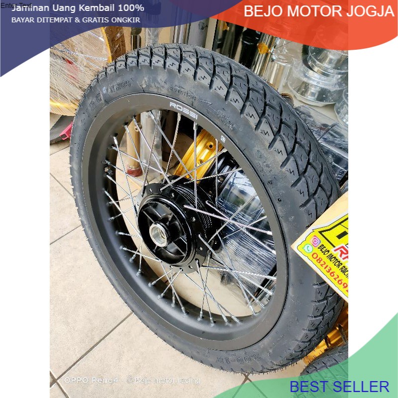 whellset Rx king ban set velg  RX king ring 18 rossi tapak lebar plus ban