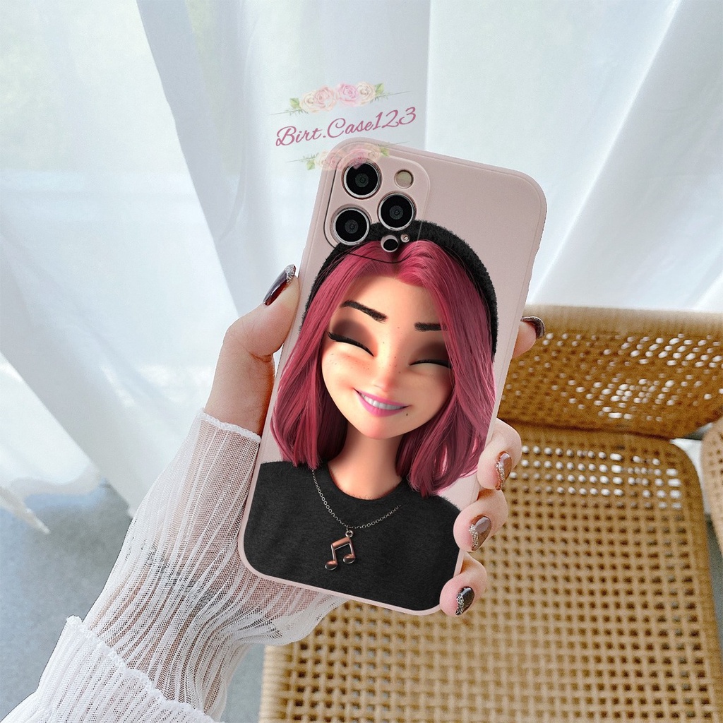 CASE CASING SOFTCASE SILIKON MACARON PELINDUNG KAMERA WOMAN BEAUTIFUL  OPPO VIVO SAMSUNG XIAOMI REALME IPHONE ALL TYPE BC6183