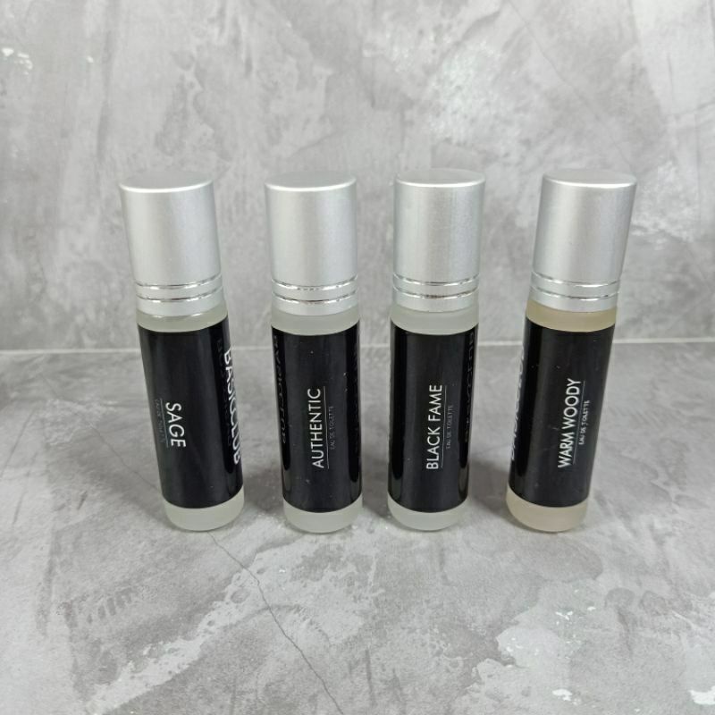 [FREE GIFT] Parfum Roll On Basicclub 8 ml By Geamoore / Parfum Basic Club Unisex Bpom - Warm Woody -