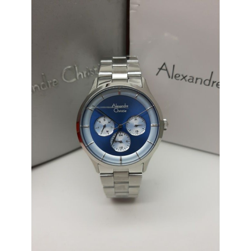 JAM WANITA ALEXANDRE CHRISTIE AC 2889 ORIGINAL SILVER BLUE