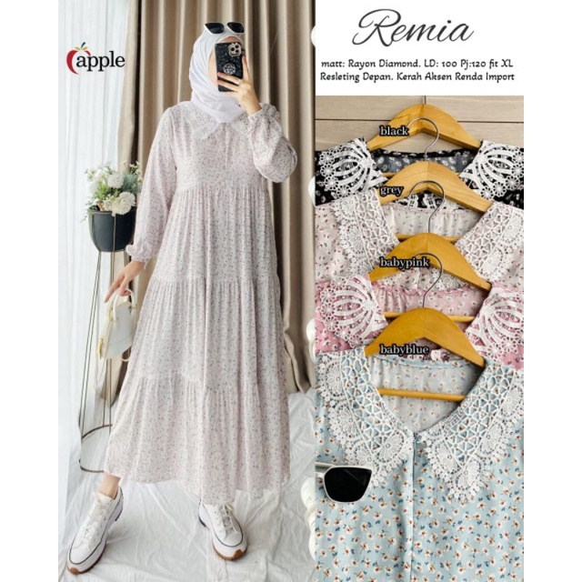 Remia Midi Dress By Apple Store