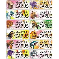 

Animal Kaiser Label nama sticker label name waterproof