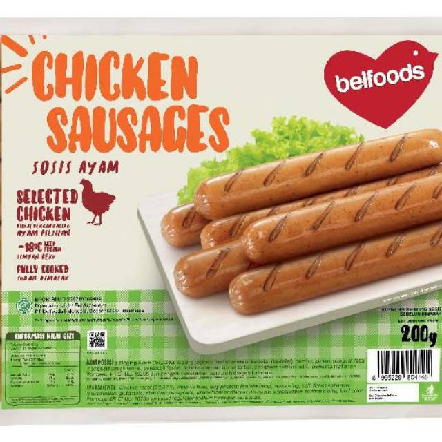 

Sosis Ayam Belfoods 200 gr - Chicken Sausage