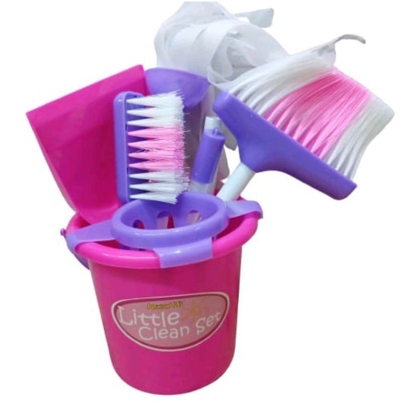 mainan anak perempuan alat kebersihan rumah / cleaning car mini / maenan anak perempuan cleaning tool set-Cleaning Set MC01