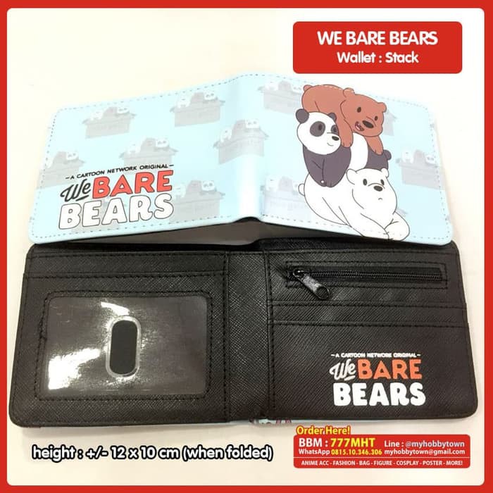 Dompet Kartun We Bare Bears : Stack