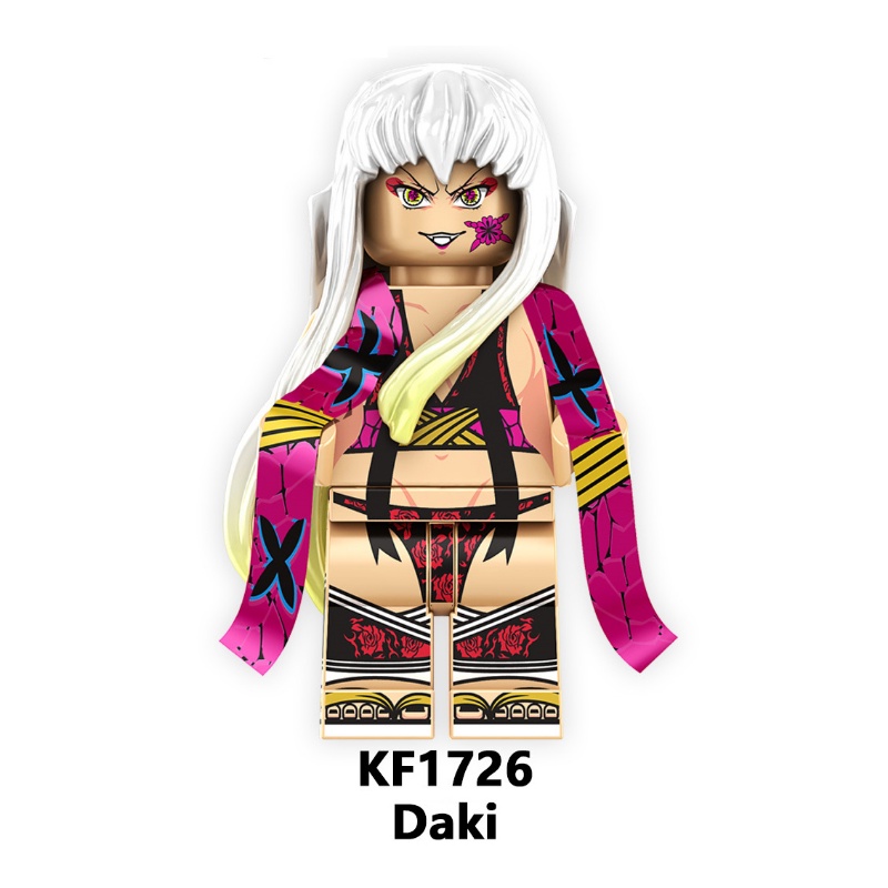 Mainan Action Figure Minifigures Daki Douma Kaigaku Hantengu Demon Slayer Untuk Koleksi KF6163