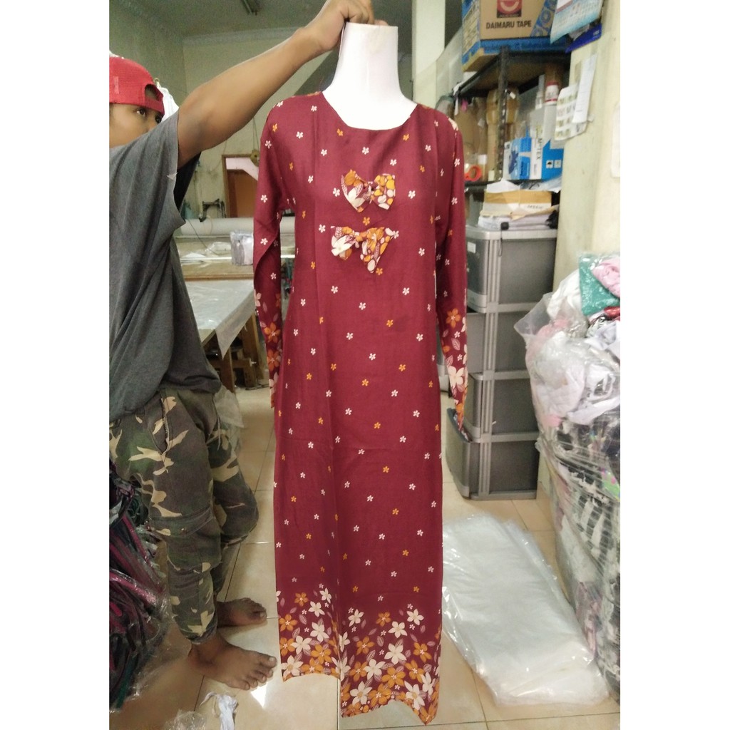 Gamis Wanita Motif Kekinian CE101  RK