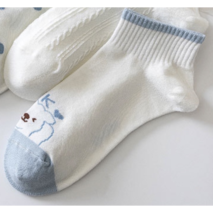 MURMURE.ID | KAOS KAKI MOTIF KARAKTER CUTE IMPORT KAOS KAKI WANITA PENDEK MOTIF SEMATA KAKI FASHION IMPORT-OK BEAR