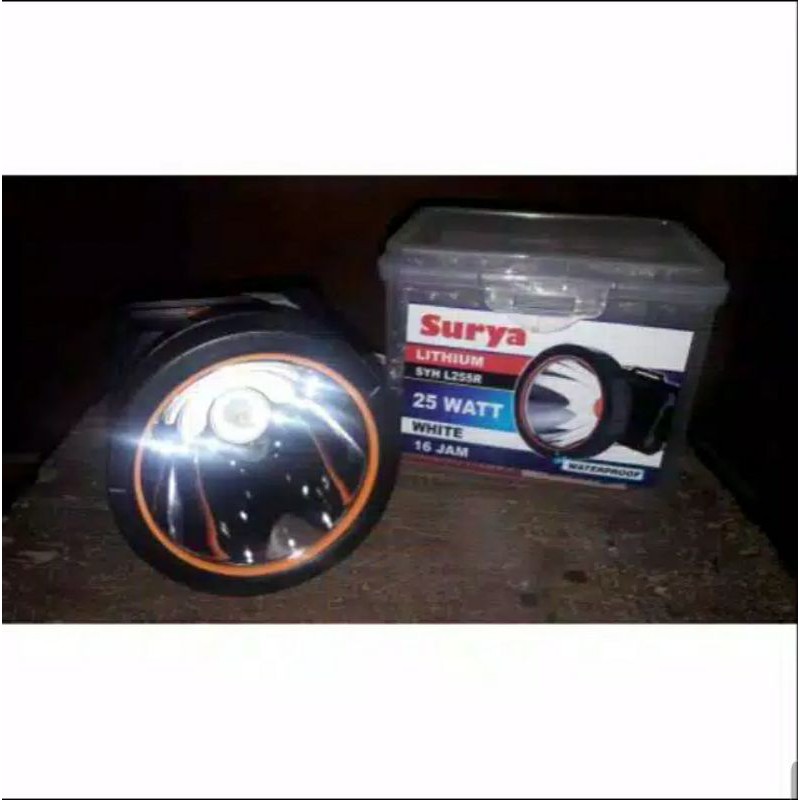 Senter Kepala Led Surya SYH L255R 25W / Senter Kepala Selam Headlamp Diving