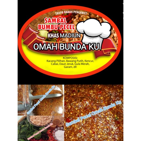 

Bumbu Sambal Sambel Pecel Madiun Asli Home Made ukuran 500gr