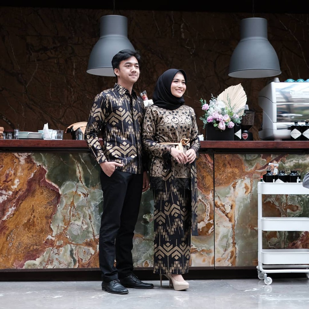 ADA JUMBO SHOPASHOP SOLO Batik Kebaya Couple Habiba Prodo Tulle mutiara-3