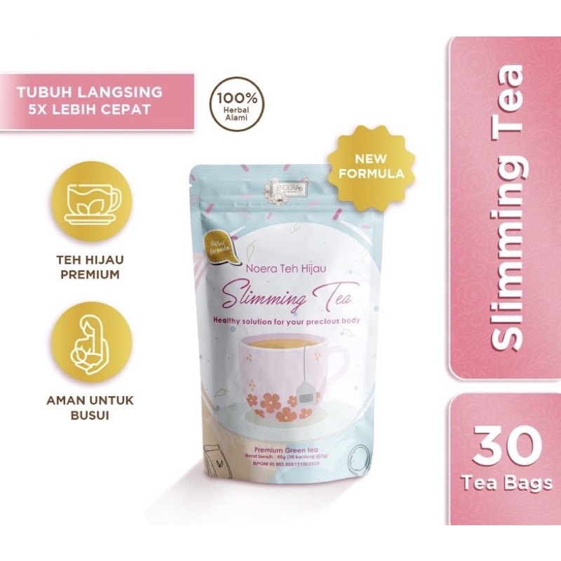 Noera Slimming Tea | Noera Teh Hijau | Teh Diet Herbal Pelangsing Slim Tea Noeraskincare