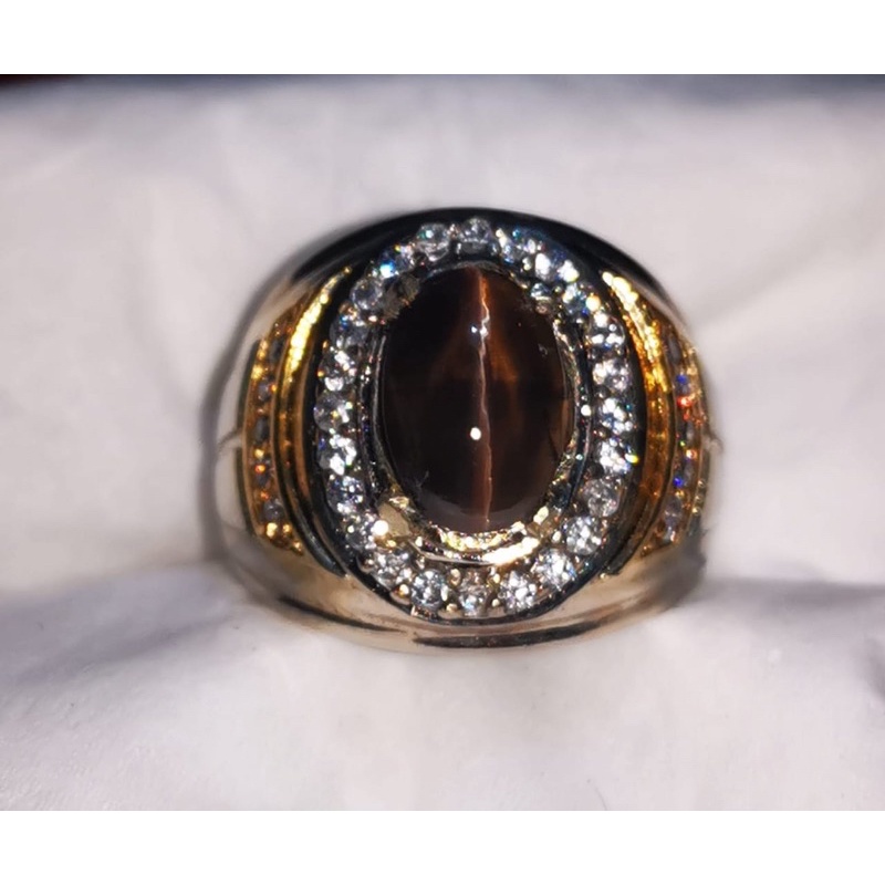 Batu Cat Eye silimanite + memo