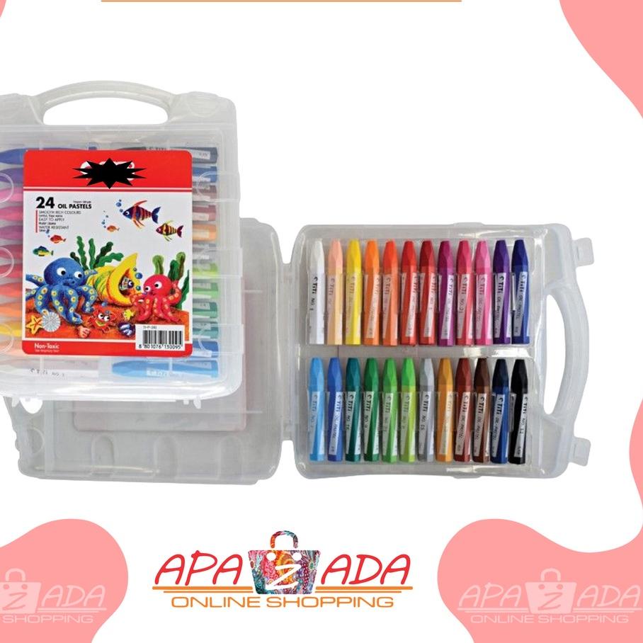 

Segera Dapatkan!!Apazada - Crayon Oil Pastel Isi 24 Warna Non Toxic / Krayon Minyak / Krayon Murah Berkualitas Bisa Cod