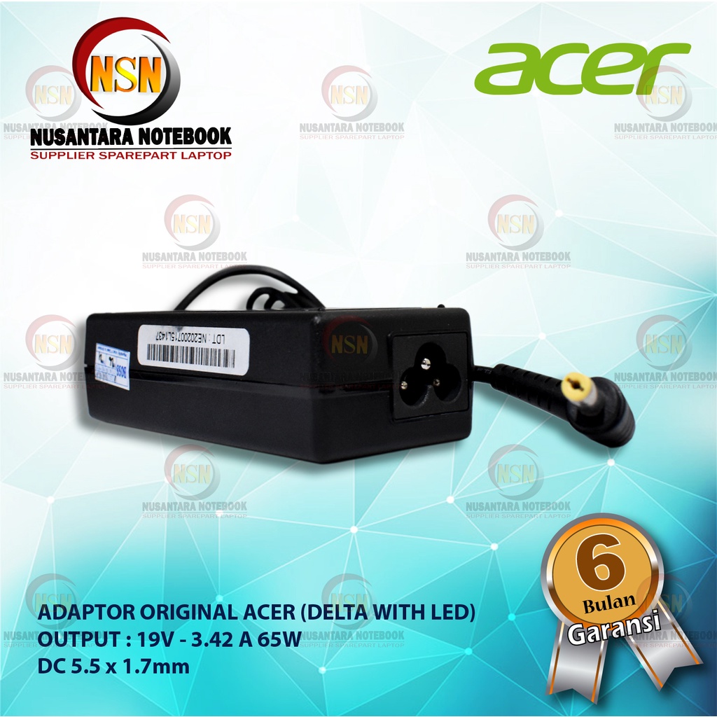 ADAPTOR ACER (DELTA) 19V 3.42A with LED