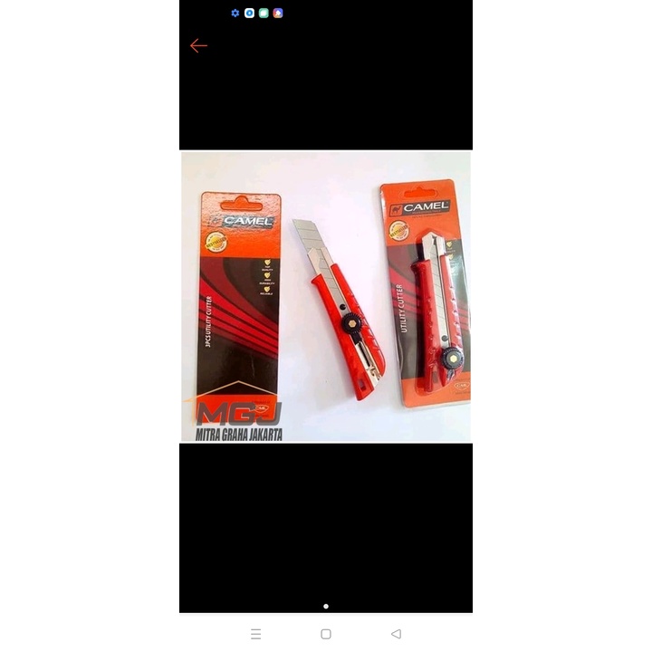 

CAMEL PISAU CUTTER PUTAR PISAU KATER PISAU CUTTER SEKELAS KENKO