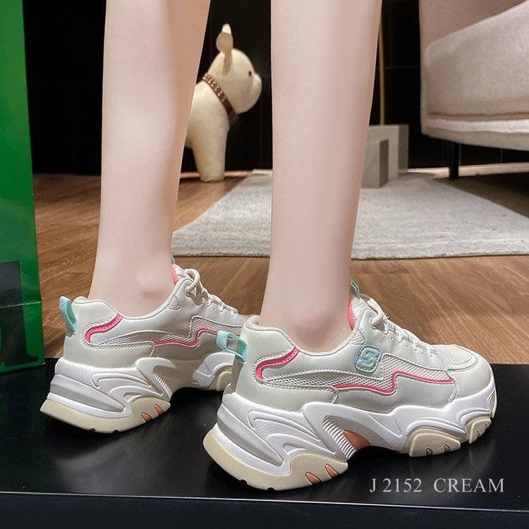 SEPATU WANITA SNEAKER ALA FASHION KOREA QOMAR 2152