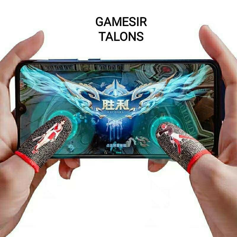 PROMO SARUNG JEMPOL JARI FINGER GAMING LAYAR HP ISI 2 TOUCHSCREEN MURAH LEBAY